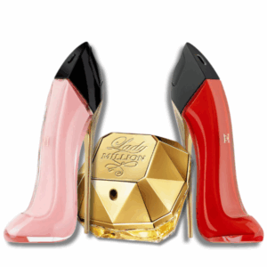 Set Promozionale 3 Profumi Paco Rabanne LADY MILLION (Eau de Parfum), Carolina Herrera VERY GOOD GIRL(Eau de Parfum) and Carolina Herrera GOOD GIRL BLUSH (Eau de Parfum) 3.4oz 100ml